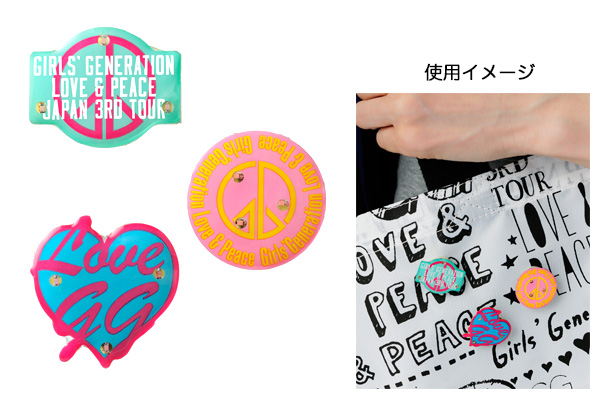 GIRLS' GENERATION〜LOVE&PEACE〜JAPAN 3rd Tour グッズ販売詳細決定 